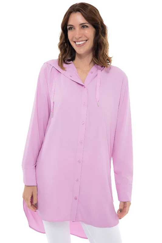 Women's Comfy Attire For Lounging Must Haves Women's Palma Aire Beach Shirt | Peony Pink