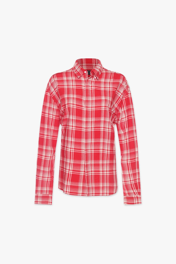 Women's Formal Event Clothing Glamorous Fashion Offers SIERRA SHIRT | RED PLAID