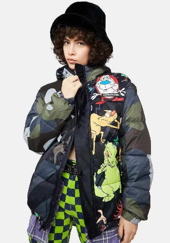 Women's Clothing With Trendy Designs Polished Style Deals X Nickelodeon Mid Weight Puffer Jacket