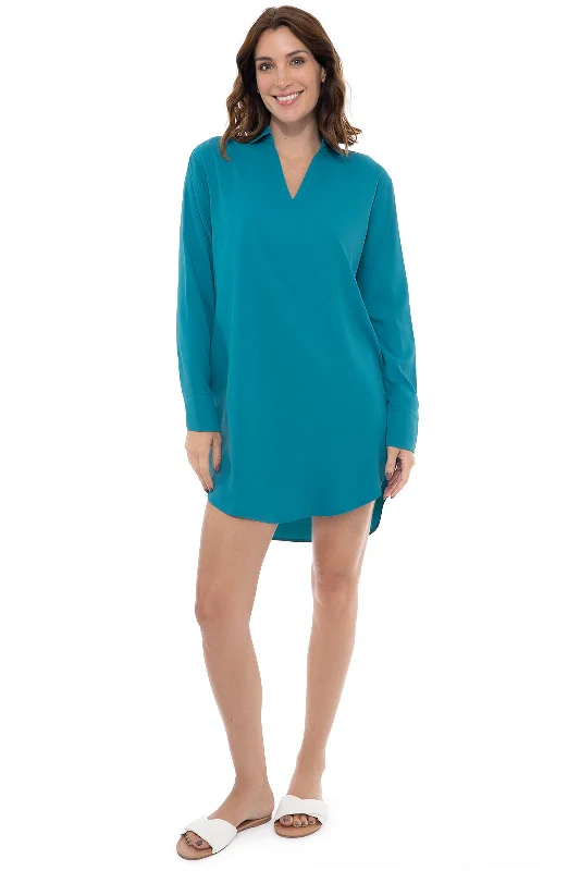 Women's Plus-Size Attire Best Sellers Women's Koesta Cover-Up | Tahitian Teal