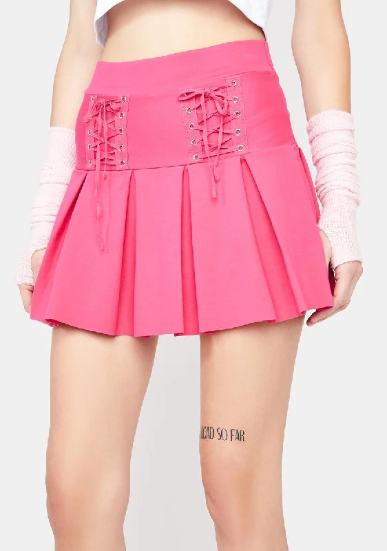 Women's Outerwear Clothing Get The Latest Trends Candy Modern School Girl Pleated Skirt