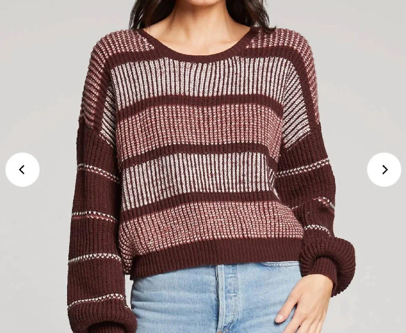 Women's Cozy Clothes Flash Sale Now Kimora Sweater Top In Multicolor