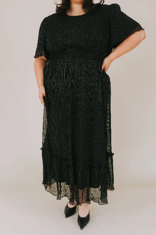 Women's Versatile Apparel Elegant Style PLUS SIZE - Time Is Precious Dress