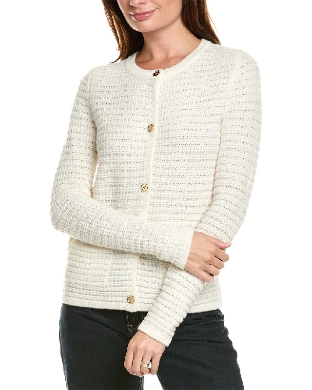 Women's Chic Outerwear Garments Save Big Kier+J Wool & Cashmere-Blend Cardigan