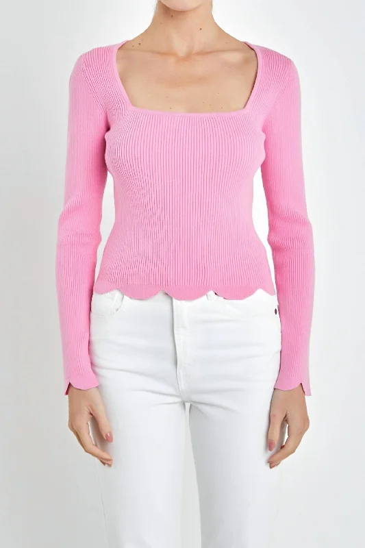 Women's Seasonal Apparel Limited Time Offers Valeria Sweater In Pink