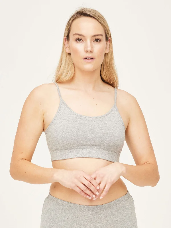 Women's Sporty Chic Clothes Additional Time-Limited Offers Organic Cotton Jersey Bralette