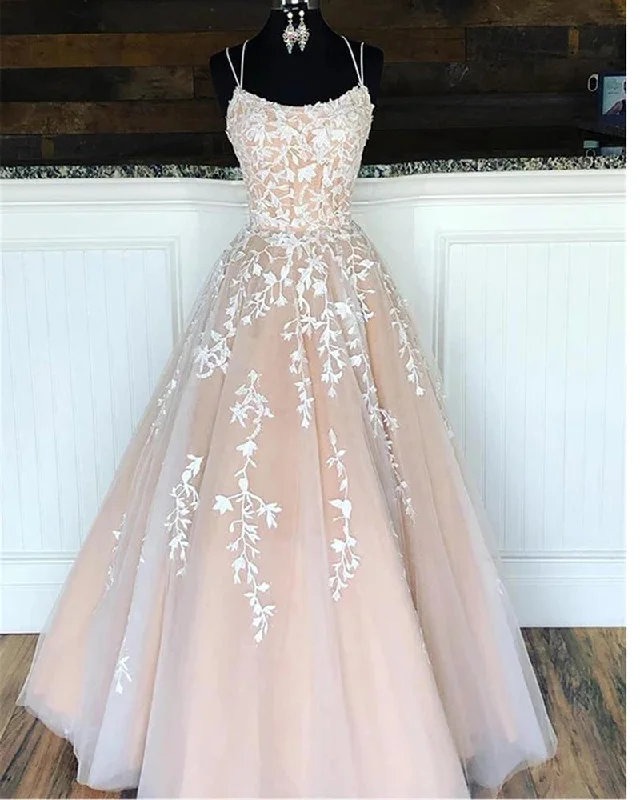 Vintage-Inspired Women's Apparel Trendy Looks On Sale Flattering Colorful Nude/ivory Lace Wedding Dress Gown Cross Tie Back WD10108