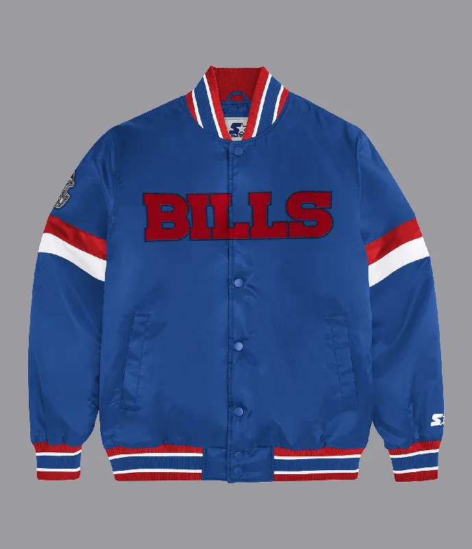 Classic Women's Clothing Styles Buffalo Bills Home Game Varsity Jacket