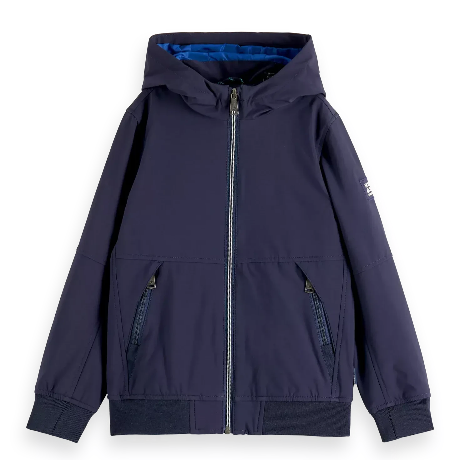 Women's Night-Out Clothes SCOTCH & SODA Kids Hooded Soft-shell Jacket in Navy - 12Y