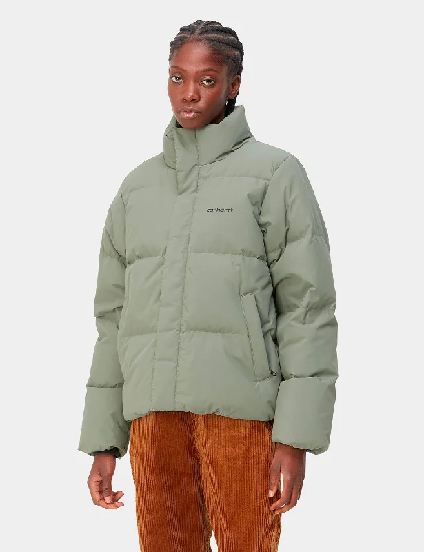 Women's Plus-Size Outfit Carhartt-WIP Womens Yanie Jacket - Smoke Green