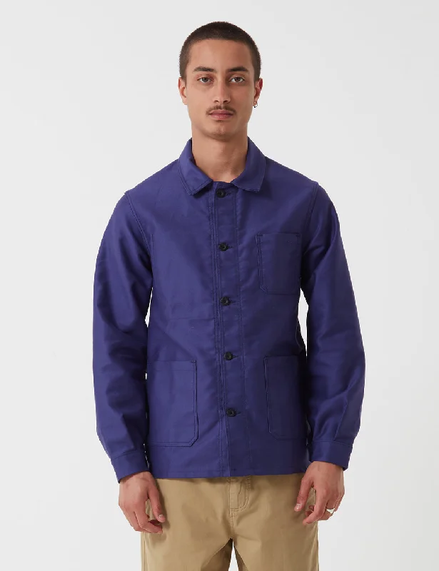 Refresh Your Wardrobe With Our Fashion Deals Le Laboureur Moleskin Work Jacket - Navy Blue