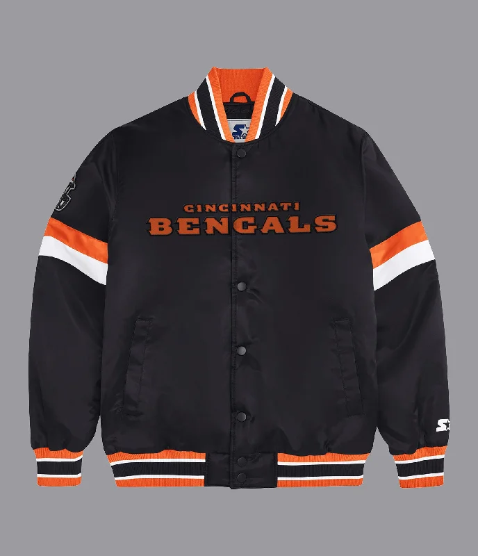 Unmissable Discounts On The Latest Fashion Trends Cincinnati Bengals Home Game Varsity Jacket