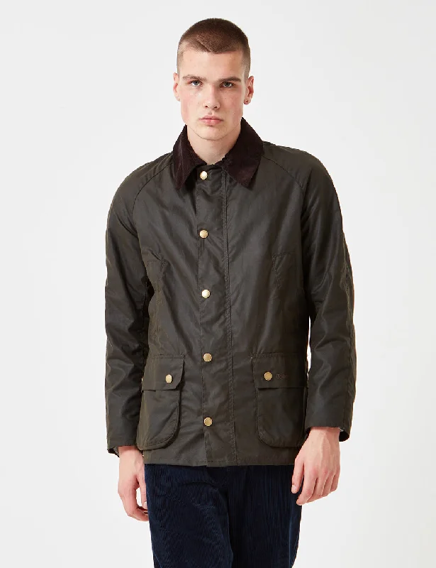 Seasonal Clearance Sale – Big Savings On Trendy Looks Barbour Ashby Wax Jacket - Olive Green