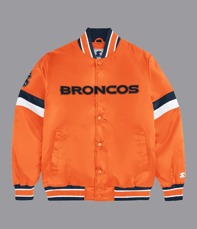 Must-Have Clothing Styles Now At Incredible Discounts Denver Broncos Home Game Varsity Jacket