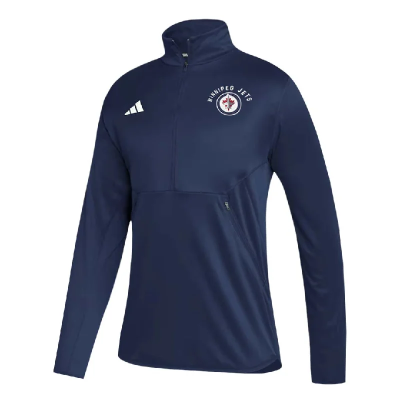 Women's Party Outfit adidas - Women's Winnipeg Jets 1/4 Zip Jacket (IK4079)