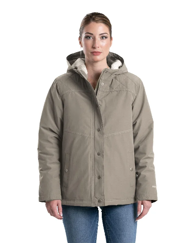 Women's Casual Outfit Women's Softstone Micro-Duck Hooded Coat