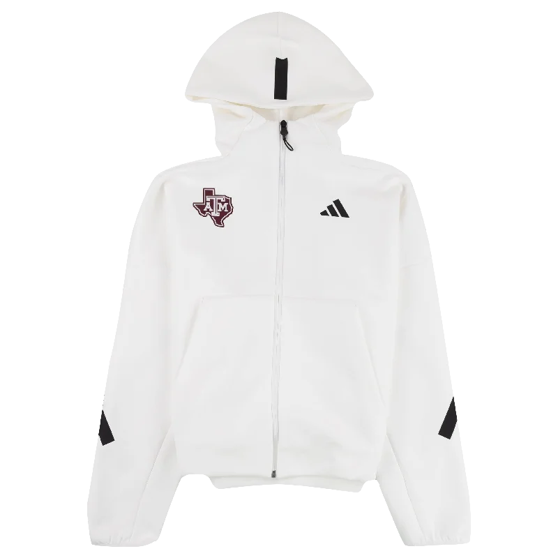 Comfortable Women's Apparel Texas A&M Adidas Womens Z.N.E. FZ Jacket