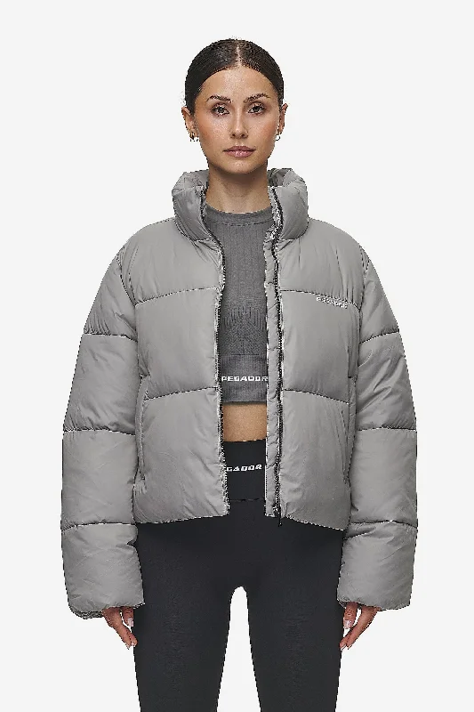 Women's Evening Apparel Georgia Puffer Jacket Rock Grey