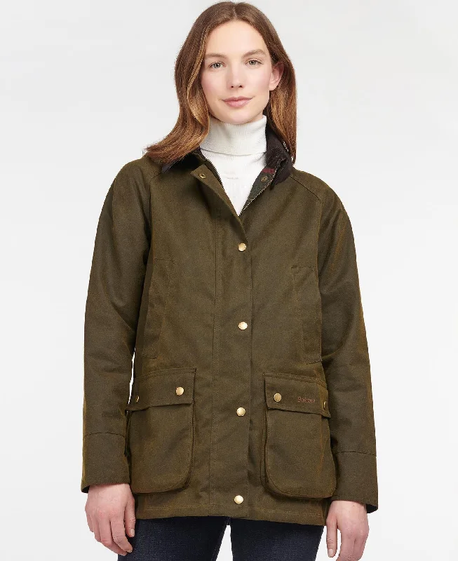 Classic Women's Clothing Styles Barbour Acorn Ladies Waxed Jacket