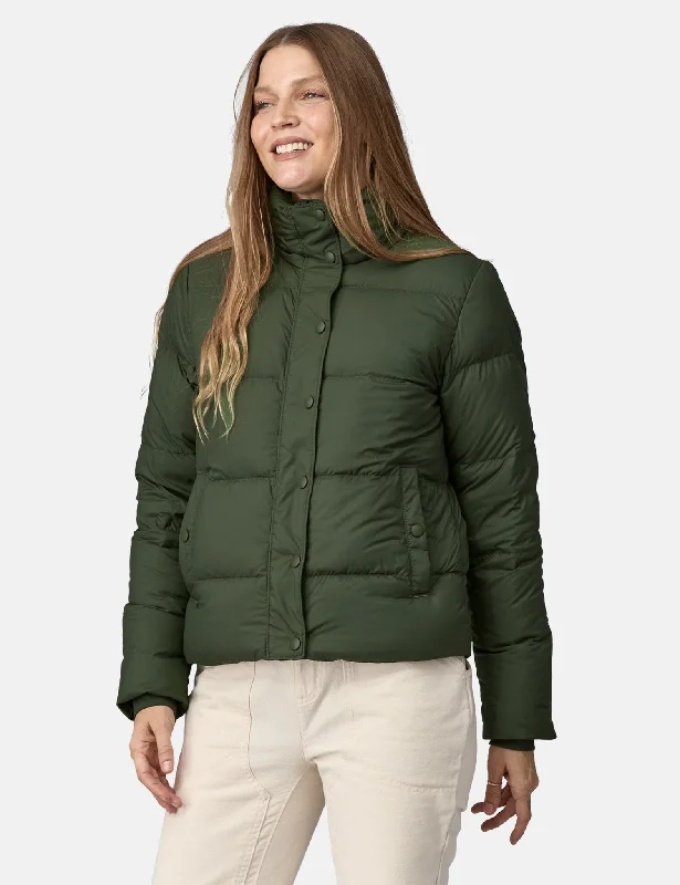 Women's Stylish Casual Garments Patagonia Women's Silent Down Jacket - Torrey Pine Green