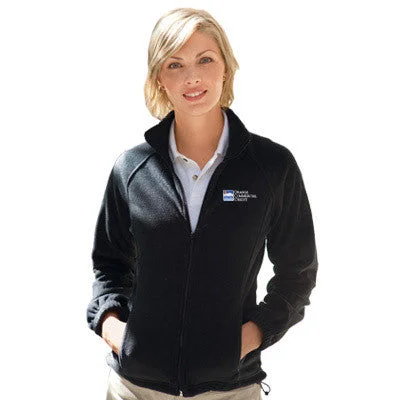 Women's Outerwear Clothing Harriton Ladies 8oz. Full-Zip Fleece