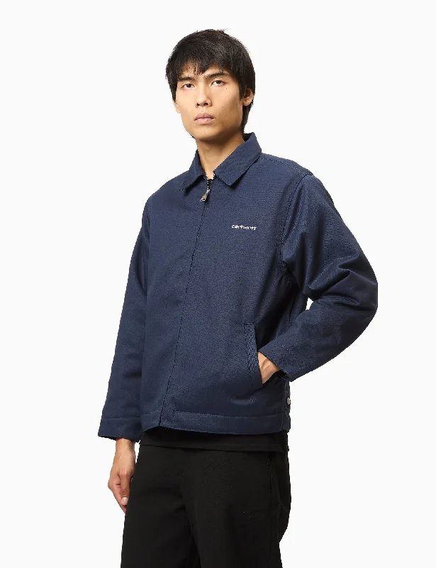 Comfortable Garments For Women Carhartt WIP Module Script Jacket - Air Force Blue