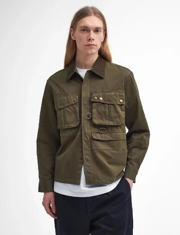 Limited-Time Fashion Sale – Shop Your Favorite Styles Now Barbour Heritage Oakmoor Oversized Shirt Jacket - Olive