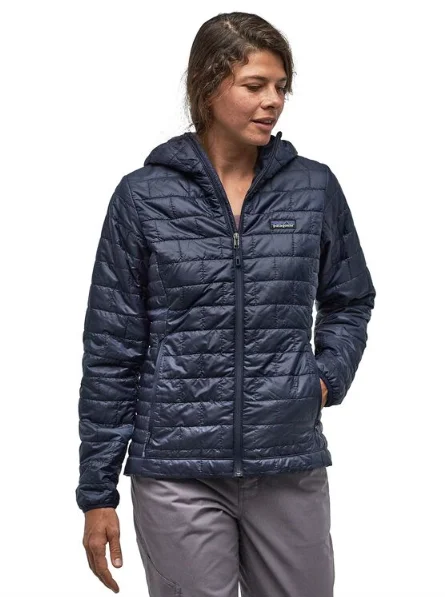 Women's Luxury Apparel Patagonia Women's Nano Puff® Hoody - Classic Navy