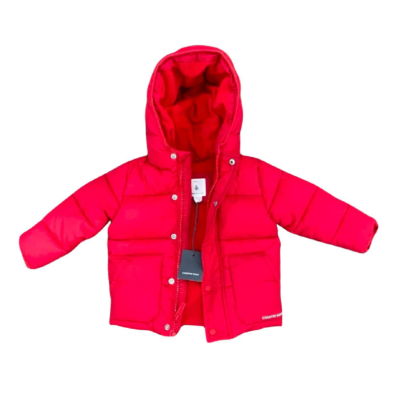 Women's Transitional Apparel ADD Baby Infant Red Down Winter Jacket Pants Set - 6M