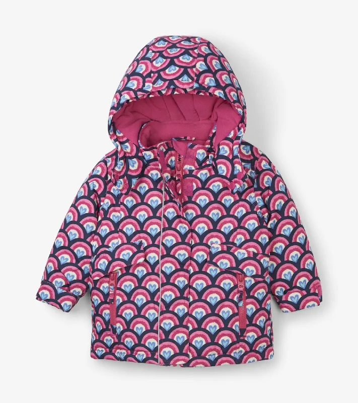 Women's Apparel And Garments Hatley Lovely Rainbow Baby Snow jacket