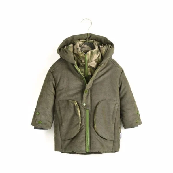 Women's Seasonal Garments Aimama Army Green Puffer Jacket