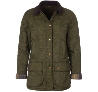 Women's Party Outfit Barbour Women's Beadnell Polarquilt Jacket - Olive