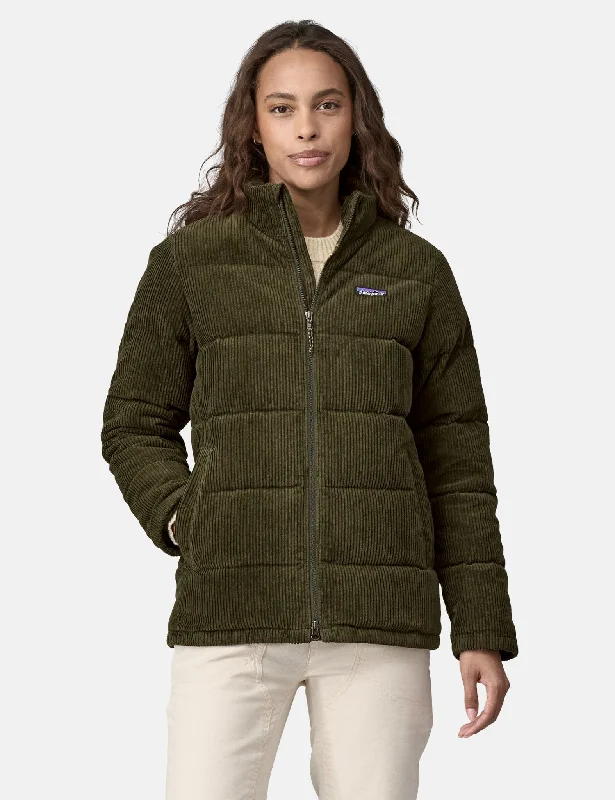 Women's Tops And Clothing Patagonia Women's Cord Fjord Coat - Pine Needle Green