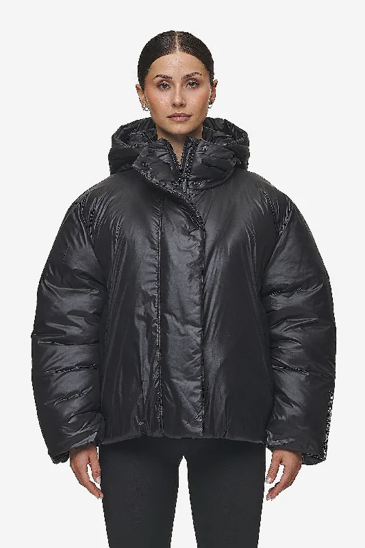 Women's Holiday Clothing Keboli Oversized Puffer Jacket Black