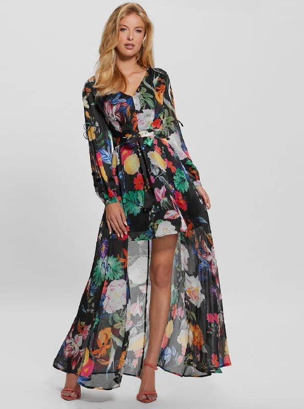 Women's Clothing For Special Occasions Limited Stock Eco Garden Print Farrah Maxi Dress