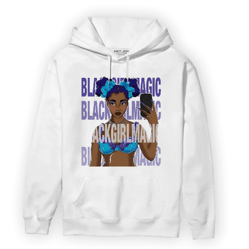 Functional And Stylish Unisex Outerwear Durable Fashion Picks NastyJamz Aqua 6s Hoodie Match Black Magic Girl Selfie