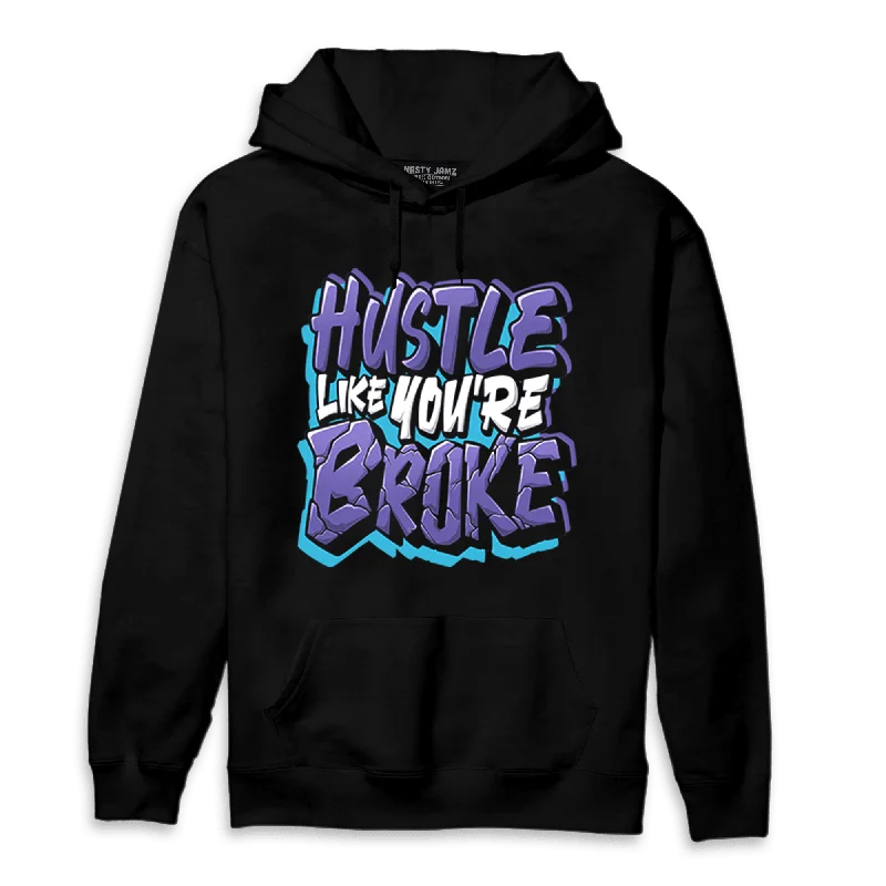 Everyday Wear For Men And Women Mega Sales NastyJamz Aqua 6s Hoodie Match Hustle Like Broke