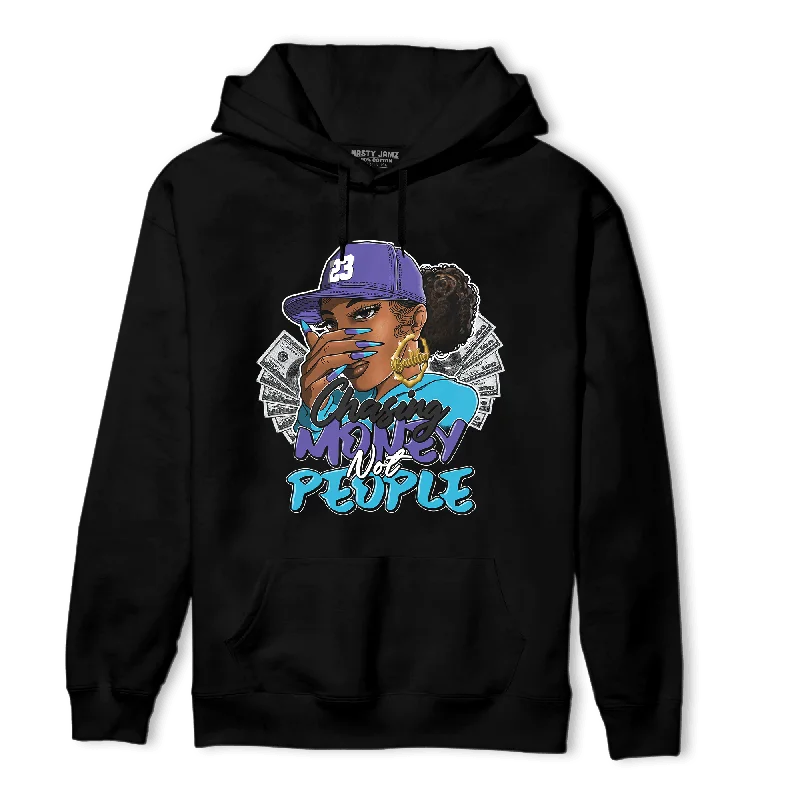 High-Quality Unisex Fashion Basics Catch Every Fashion Trend NastyJamz Aqua 6s Hoodie Match Melanin Chasing Money