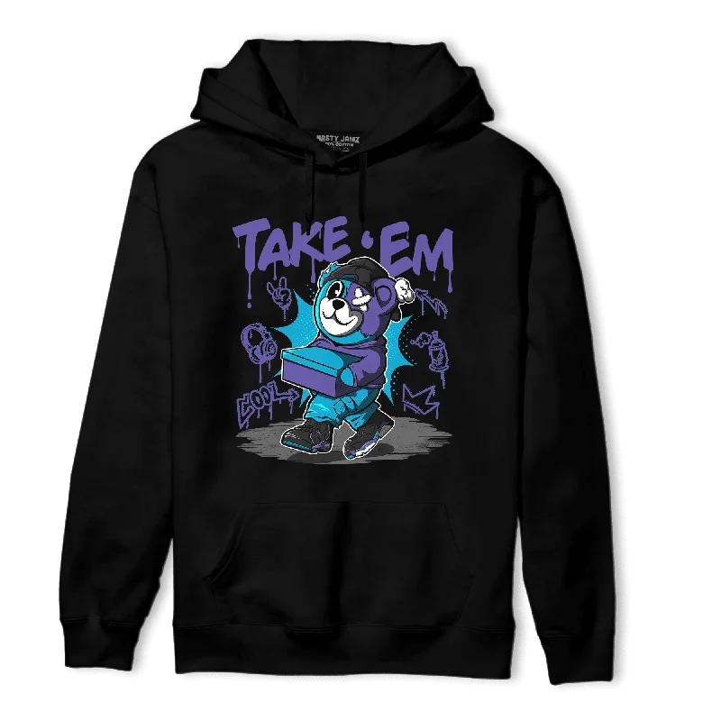 Classic And Timeless Unisex Style Special Offer For You NastyJamz Aqua 6s Hoodie Match Take 'Em