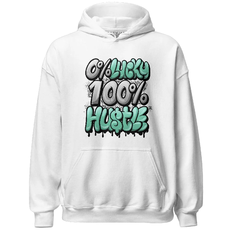 Versatile Gender-Free Wardrobe Essentials Limited Stock NastyJamz Green Glow 3s Hoodie Match Lucky Hustle