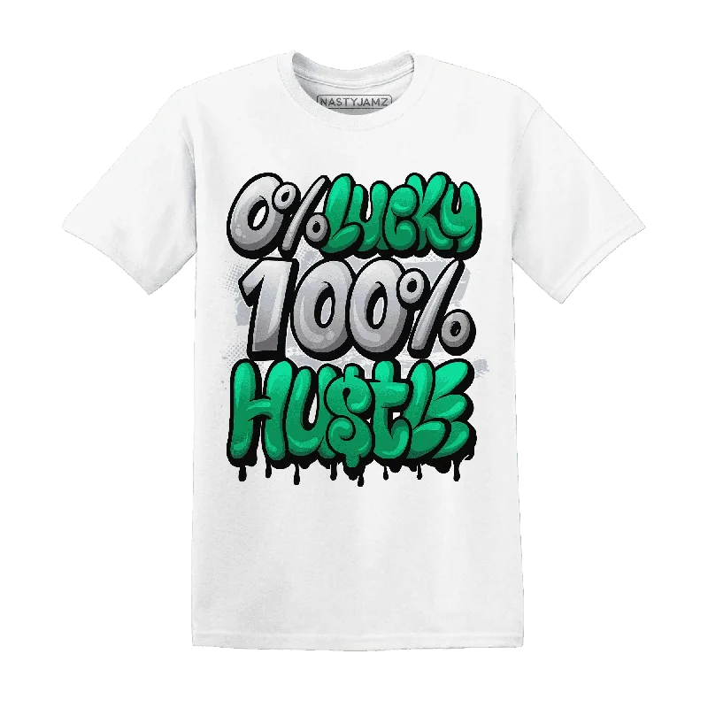 Modern Unisex Clothing For Any Occasion Fashion Essentials NastyJamz Lucky Green 5s T-Shirt Match Lucky Hustle