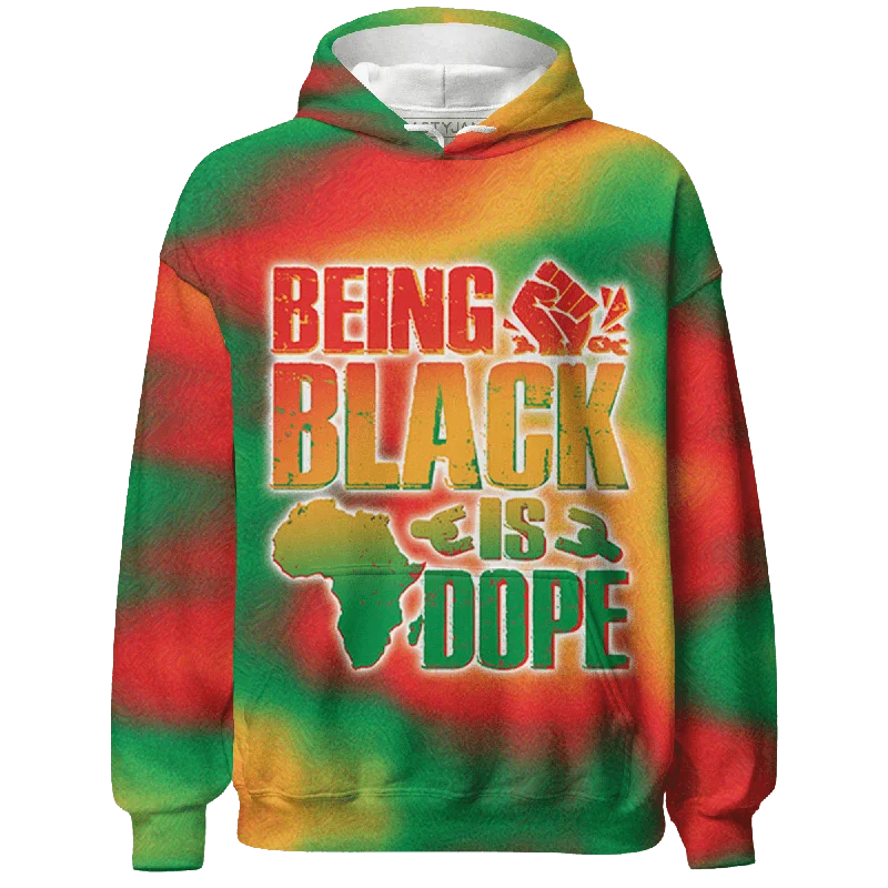 High-Quality Unisex Fashion Basics Crazy Price Slashing NastyJamz Being Black Is Dope Juneteenth Hoodie All-Over Print