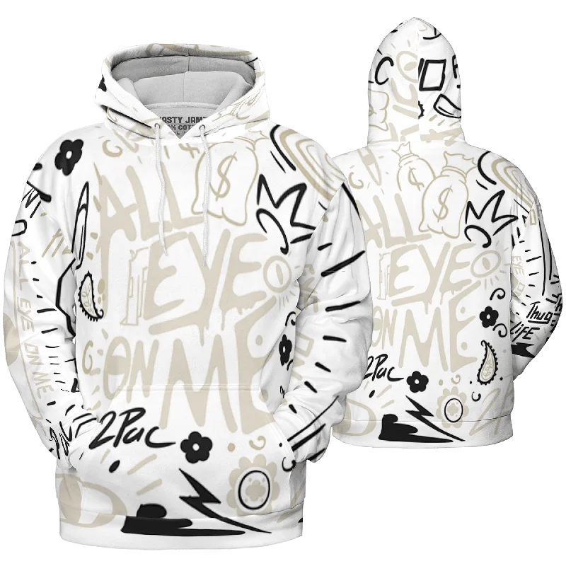 Versatile Clothing For All Genders Timeless Style Promotions NastyJamz Gratitude 11s Hoodie Match All Eye On Me Doodle Eye All-Over Print