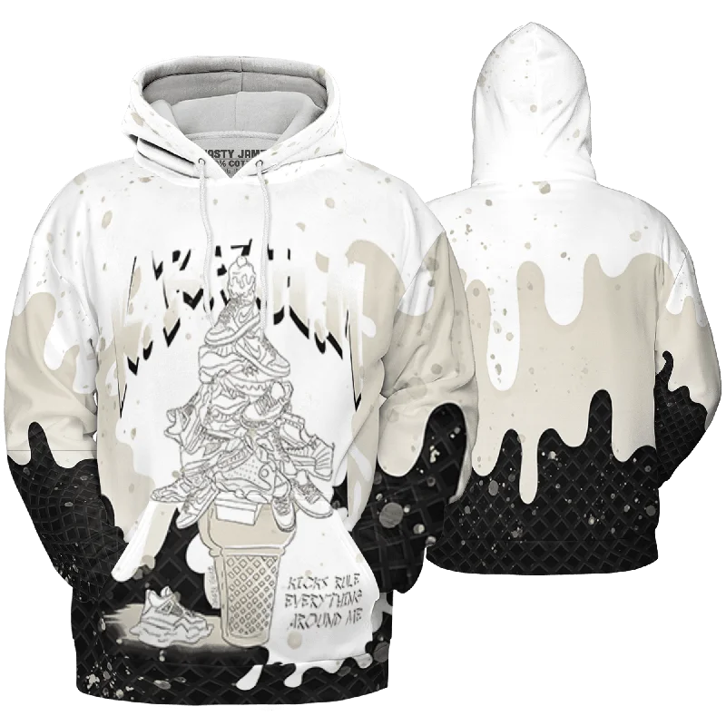 Bold And Trendy Gender-Neutral Outfits Boutique Styles NastyJamz Gratitude 11s Hoodie Match KREAM Waffle Cone All-Over Print