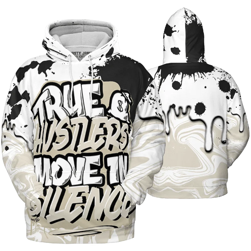 Functional And Stylish Unisex Wear Fashion Essentials NastyJamz Gratitude 11s Hoodie Match Move In Silence Color Splash All-Over Print