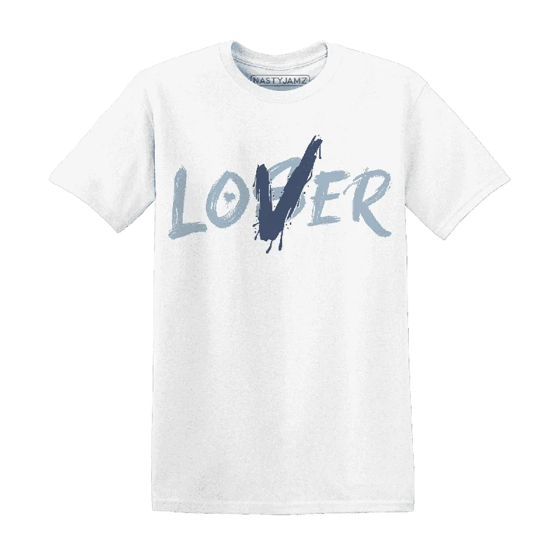 Casual And Trendy Unisex Fashion Staples Save Big NastyJamz Mid Diffused Blue Grey 1s T-Shirt Match Loser Lover