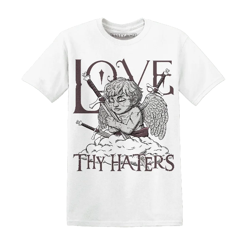 All-Season Unisex Clothing Collection Feminine Style Promotions NastyJamz Burgundy Crush 3s T-Shirt Match Love Thy Haters Angel