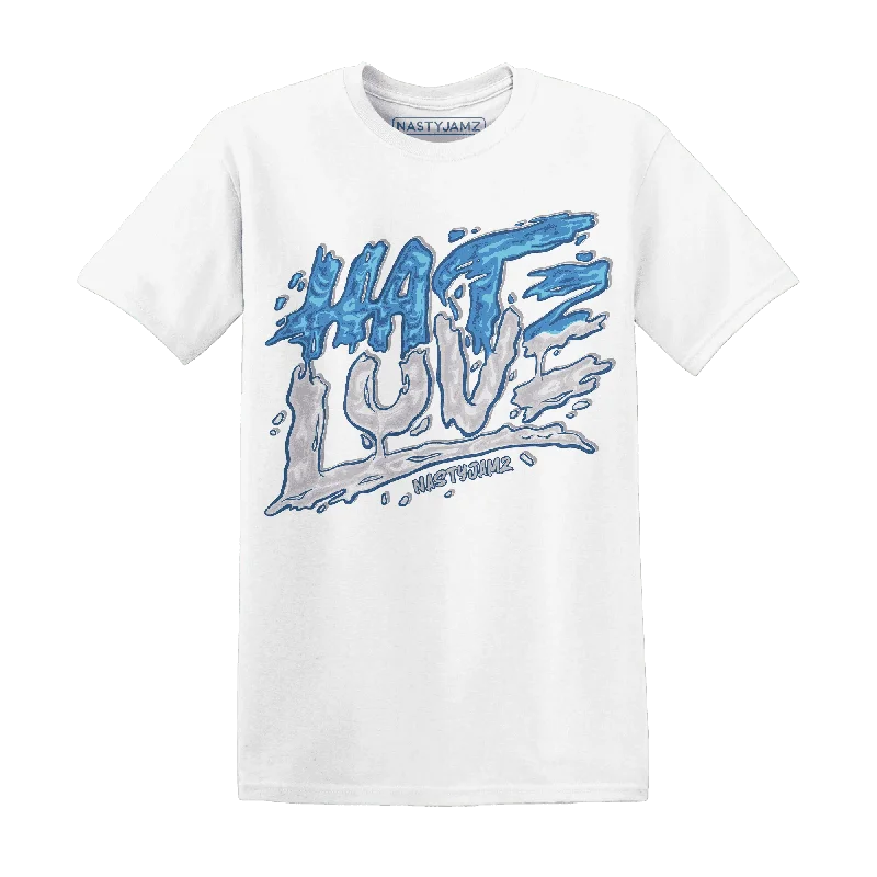 Fashion-Forward Gender-Neutral Outfit Ideas Fashionista Sale NastyJamz Carolina Blue Univercitii 17s T-Shirt Match Love Hate