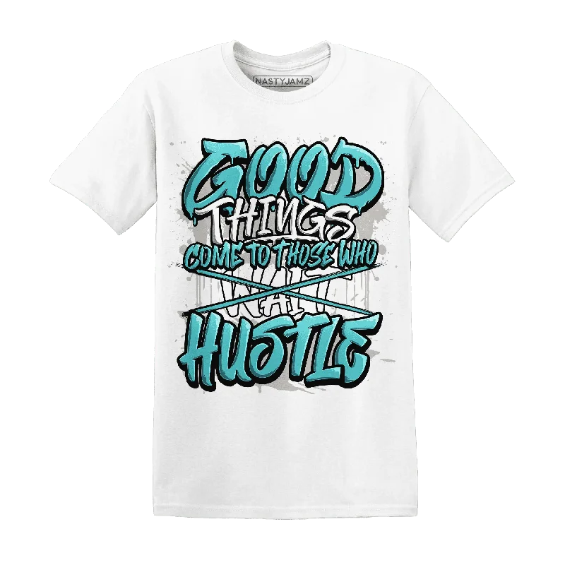 Modern Unisex Clothing For Any Occasion Trendy Looks On Sale NastyJamz NBL Cyan Burst 9060 T-Shirt Match Good Things