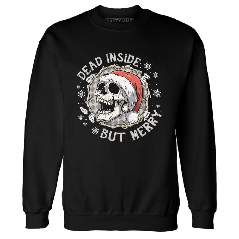 Stylish Unisex Outfit Ideas Urban Style Promotions Reverse Metallic 5s NastyJamz Sweatshirt Match Dead Inside But Merry